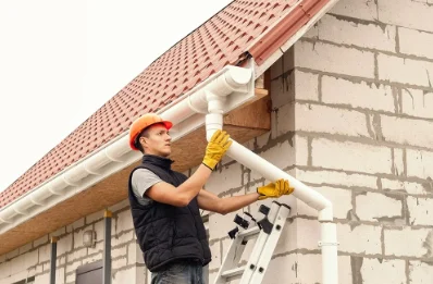 Pose et remplacement de gouttières à Volgelsheim